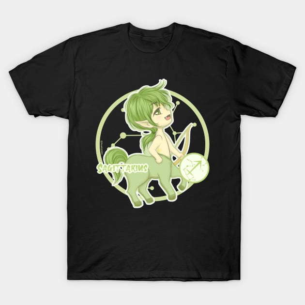 Chibi Zodiac Sagittarius T-Shirt by LoShimizu